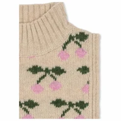 Plastron Belou Cerises Laine | Beige