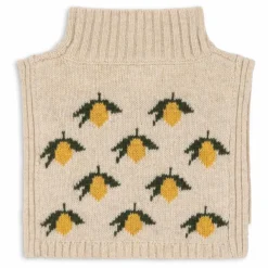 Plastron Belou Citrons Laine | Beige