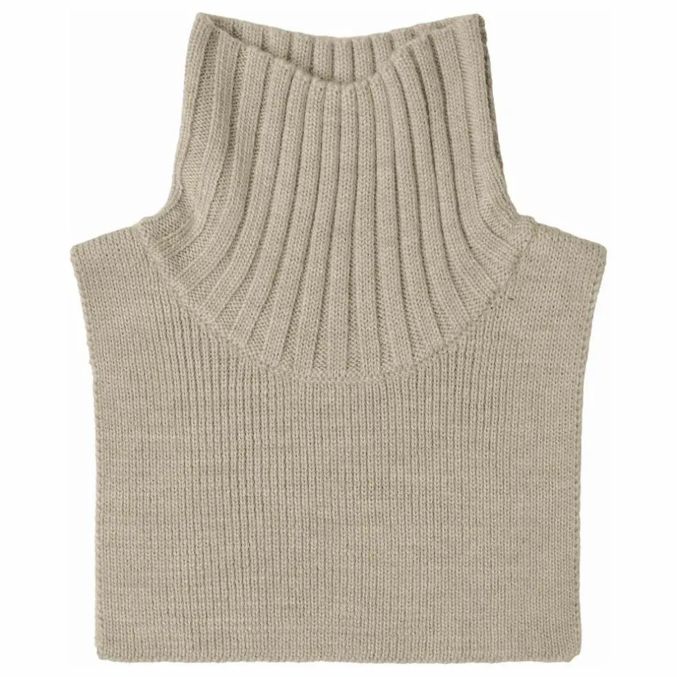 Plastron Laine de Mérinos | Beige chiné