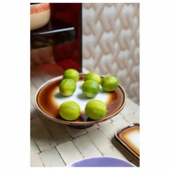 Plat à gâteau en grès | Crème