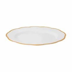 Plat de service Petalo | Jaune moutarde