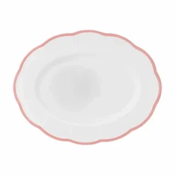 Plat de service Petalo | Rose boisé