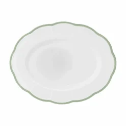 Plat de service Petalo | Vert d'eau