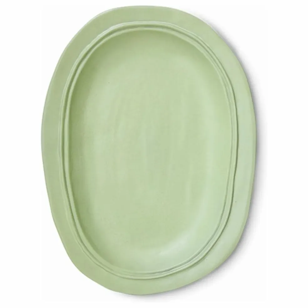 Plat en céramique New Classics | Vert Menthe