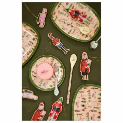 Plat rectangle en mélamine Holiday | Rose pâle