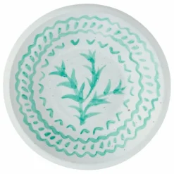 Plateau en terre cuite | Vert