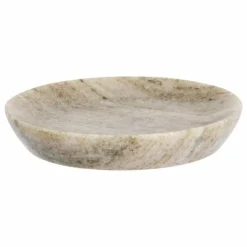 Plateau rond en marbre | Gris