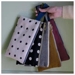Pochette avec anse en coton bio Mio | Ecru