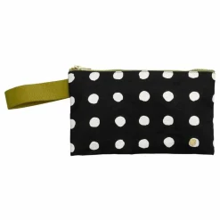 Pochette avec anse en coton bio Mia | Caviar