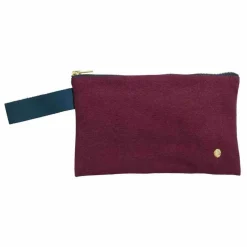Pochette avec anse en coton bio Iona | Bordeaux