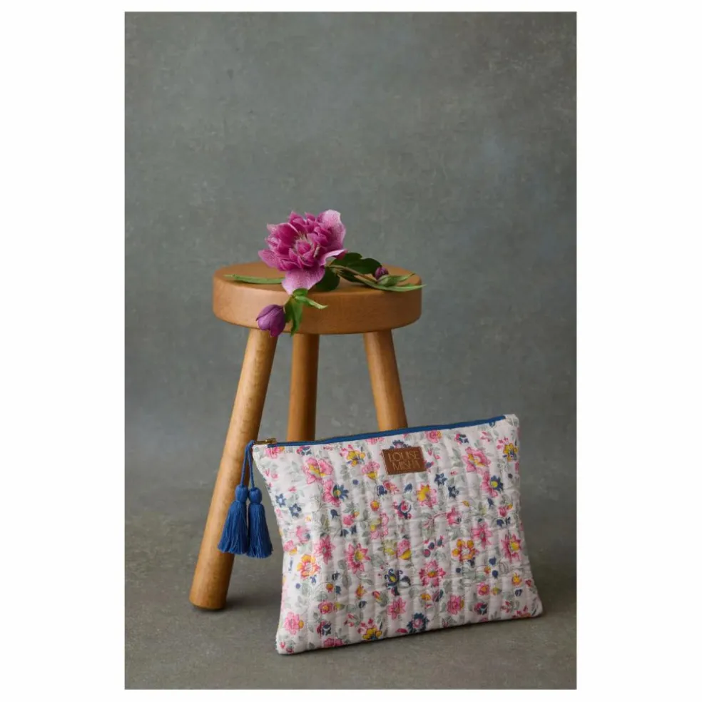 Pochette Domina Wild Flowers Coton Bio - Collection Femme | Crème