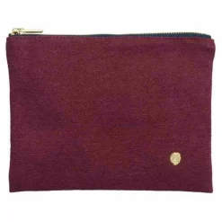 Pochette en coton bio Iona | Bordeaux