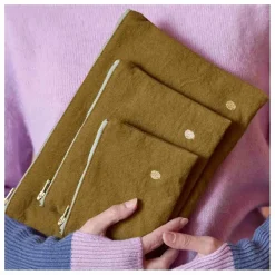 Pochette en coton bio Iona | Gold