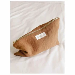 Pochette en lin | Terracotta