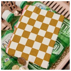 Pochette Lili Check | Caramel
