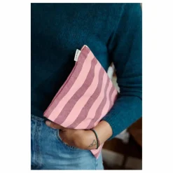 Pochette Lili Rayée | Rose