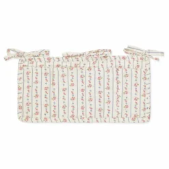 Pochette matelassée pour lit bébé en coton bio Nellie | Rose