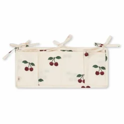 Pochette matelassée pour lit bébé Cherry | Rouge cerise