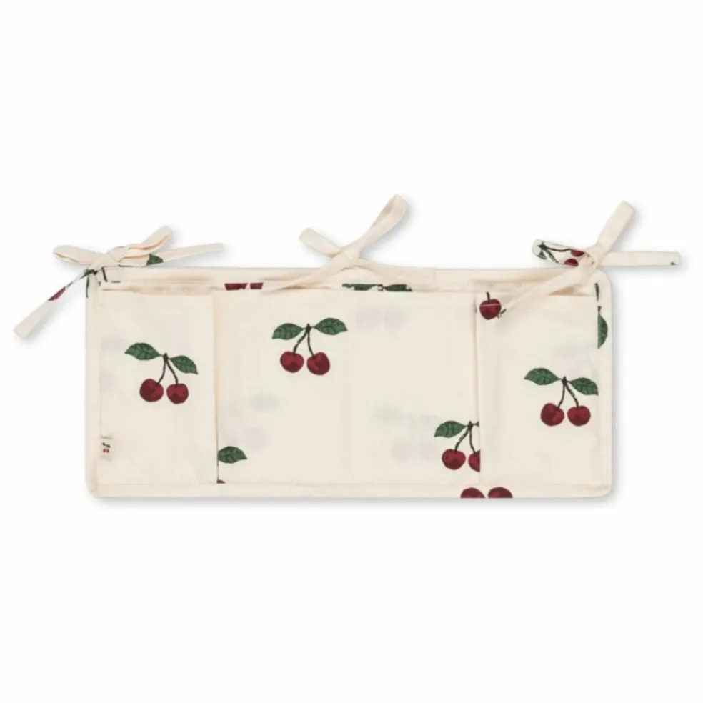 Pochette matelassée pour lit bébé Cherry | Rouge cerise