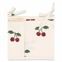 Pochette matelassée pour lit bébé Cherry | Rouge cerise