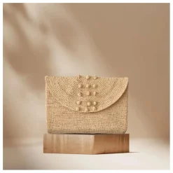 Pochette Nai Raphia | Naturel