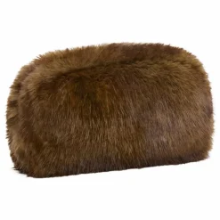 Pochette Noor Mink Fibres Recyclées | Marron
