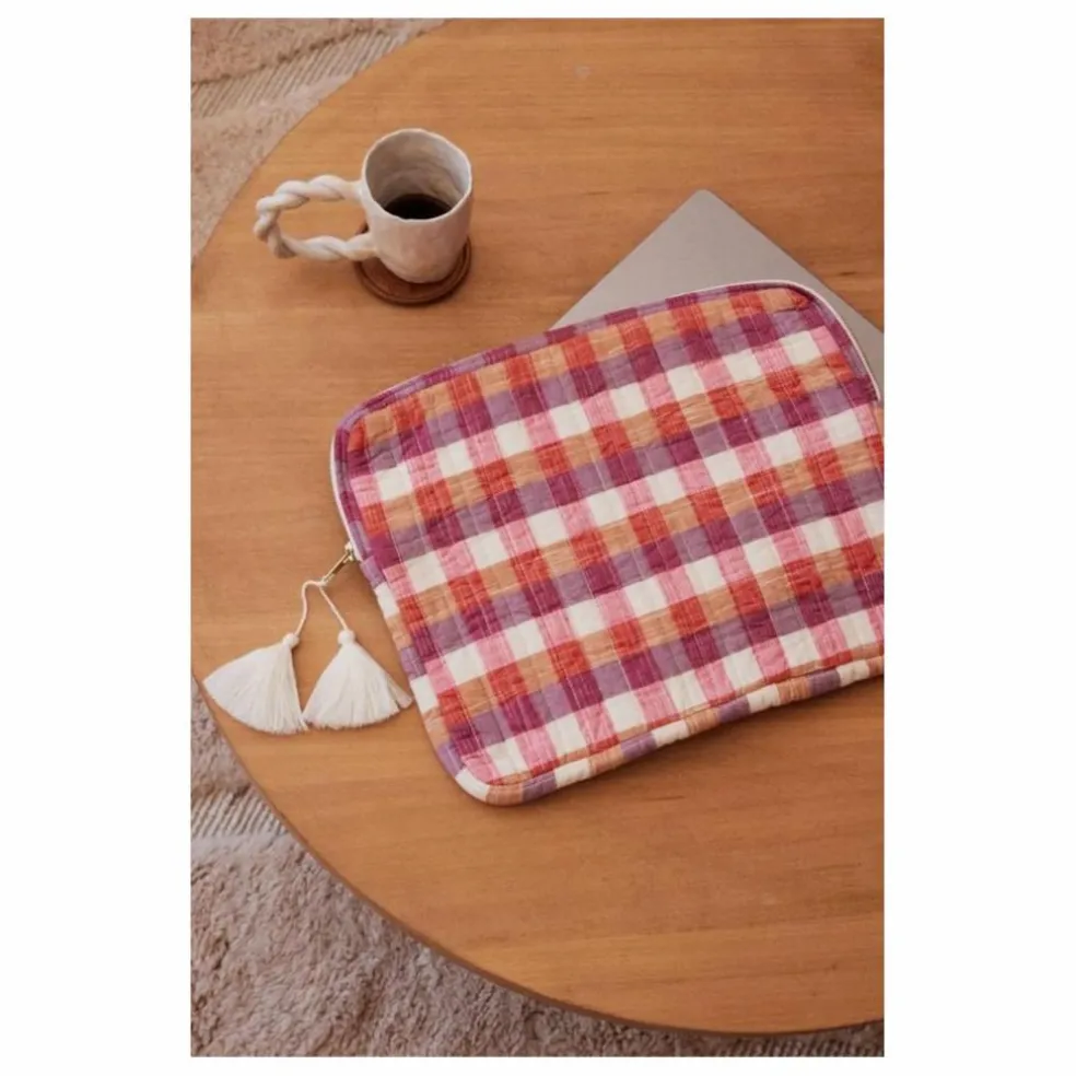 Pochette ordinateur Hoa | Rose