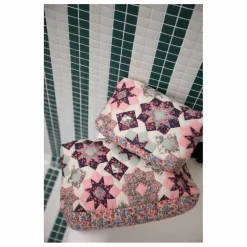 Pochette patchwork Teiki | Rose