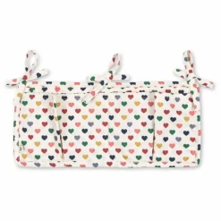 Pochette pour lit à barreaux Cœurs
