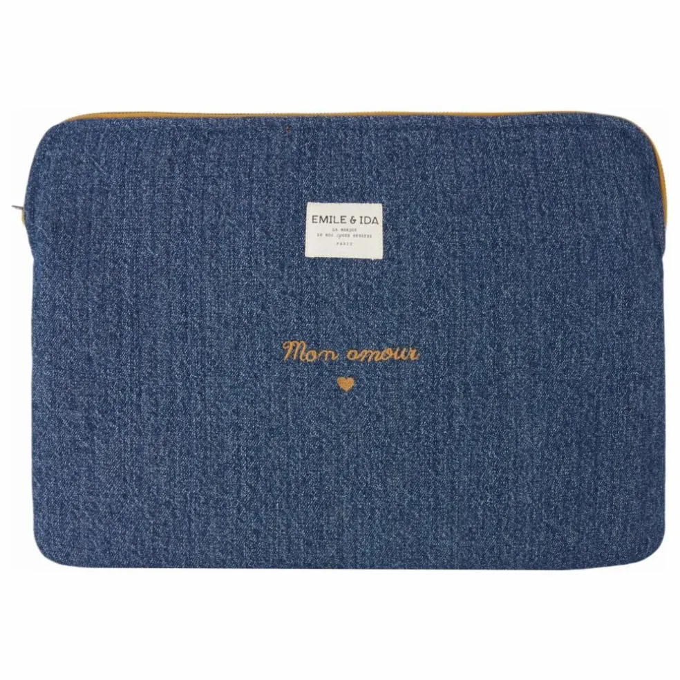 Pochette pour ordinateur | Denim
