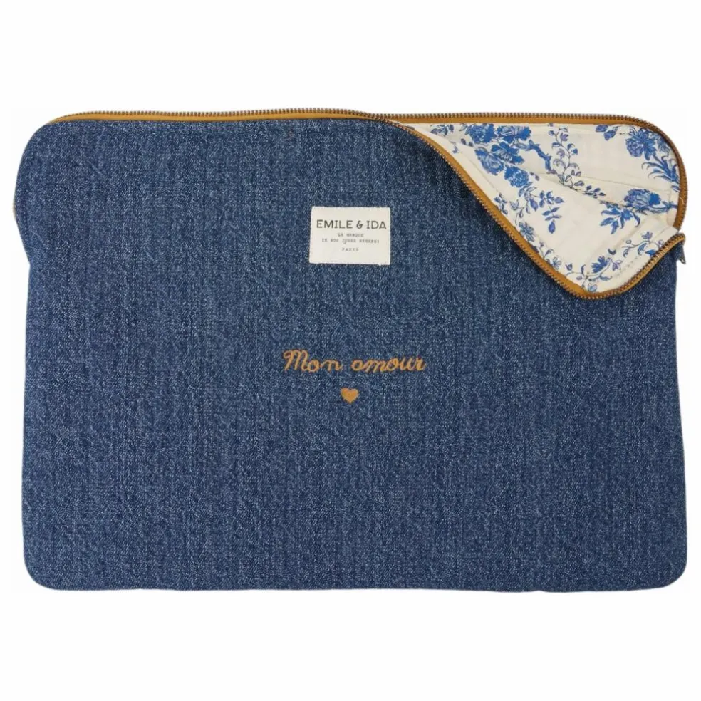 Pochette pour ordinateur | Denim