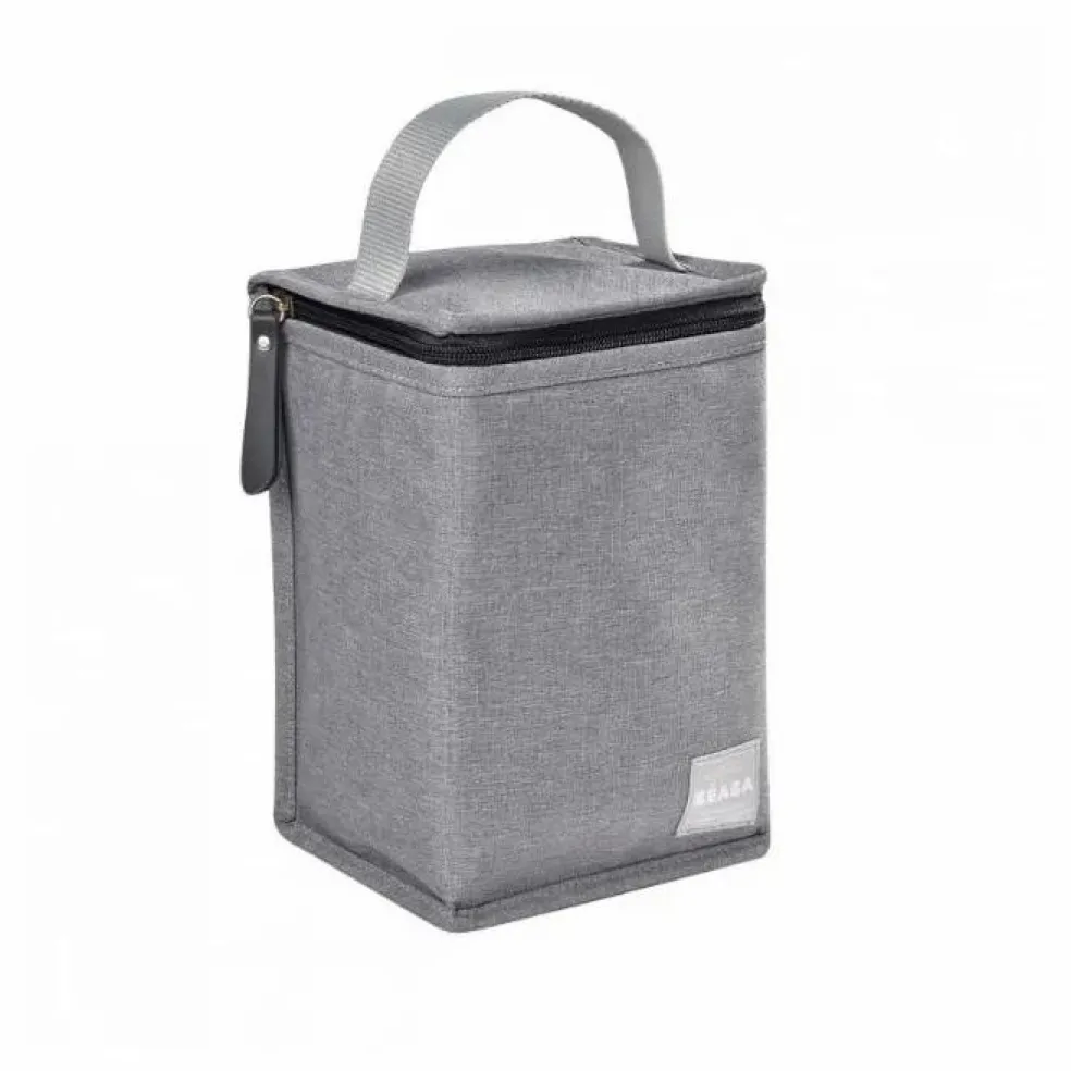 Pochette repas isotherme | Gris chiné