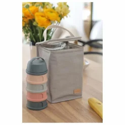 Pochette repas isotherme | Gris perle