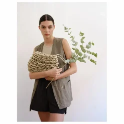 Pochette Vero Métallisée | Lin