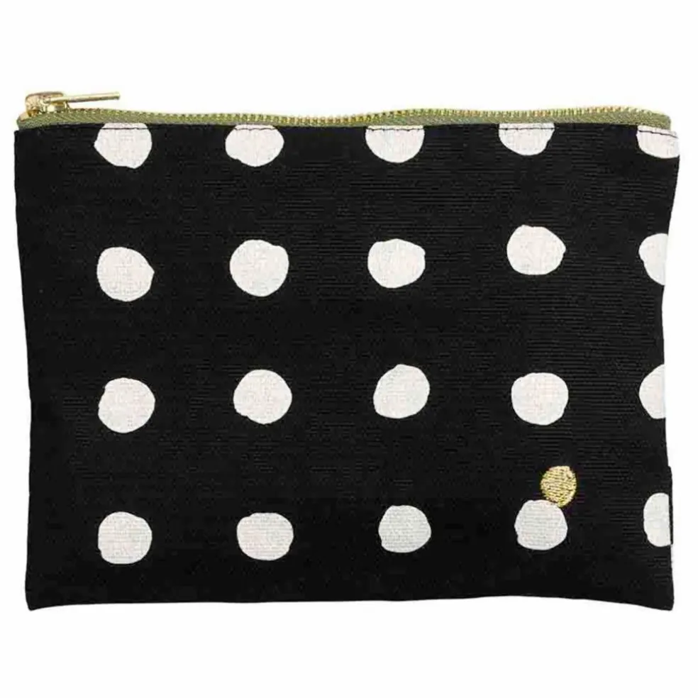 Pochettes à pois en coton bio Mia | Caviar