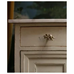 Poignée de porte en laiton Triceratop | Doré