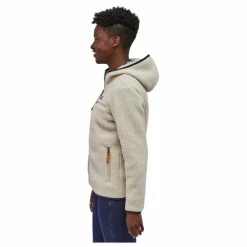 Polaire Retro Pile Hoody - Collection Femme | Grège