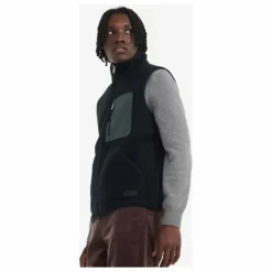 Polaire Sans Manches Réversible Sherpa Fibres Recyclées | Noir