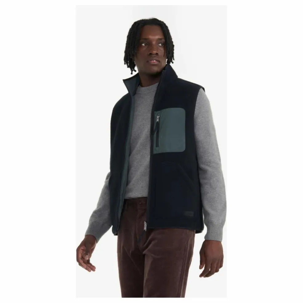 Polaire Sans Manches Réversible Sherpa Fibres Recyclées | Noir
