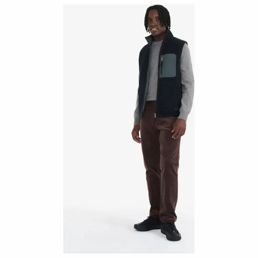 Polaire Sans Manches Réversible Sherpa Fibres Recyclées | Noir