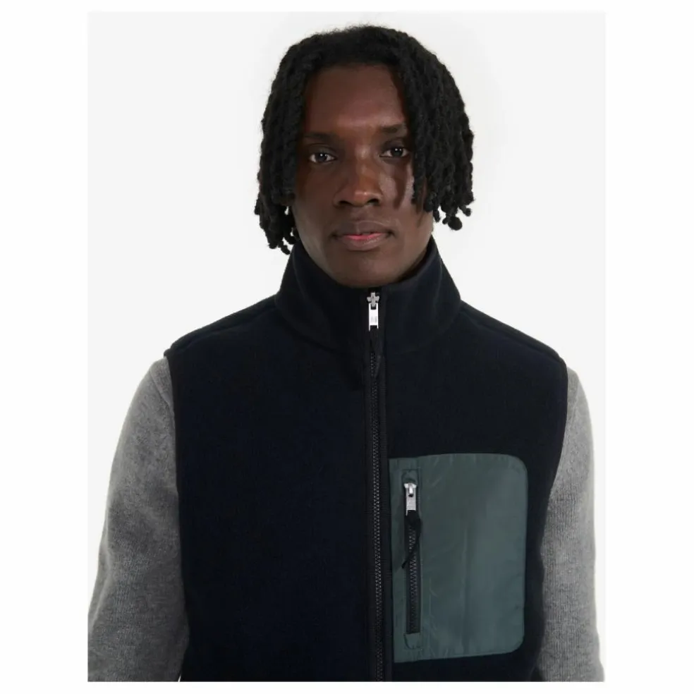 Polaire Sans Manches Réversible Sherpa Fibres Recyclées | Noir