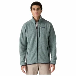 Polaire Zippée Better Sweater Fibres Recyclées | Vert céladon