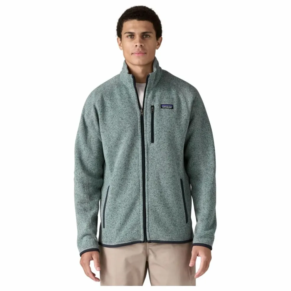 Polaire Zippée Better Sweater Fibres Recyclées | Vert céladon