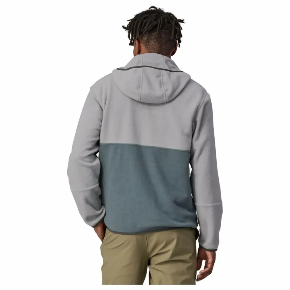 Polaire Zippée Microdini Fibres Recyclées | Vert de gris