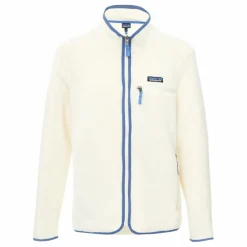 Polaire Zippée Retro Pile | Naturel