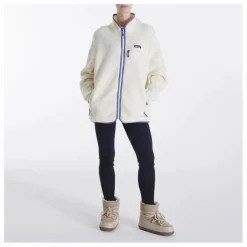 Polaire Zippée Retro Pile | Naturel