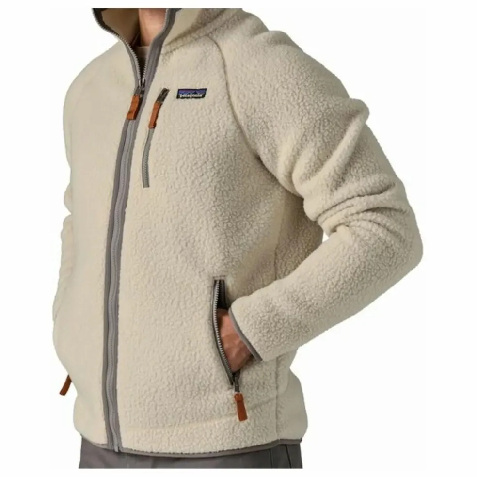 Polaire zippée Retro Pile Fibres Recyclées | Ecru