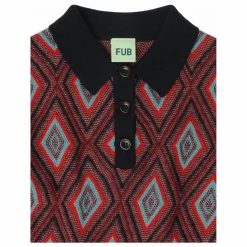 Polo Arlequin Laine de Mérinos | Bleu marine