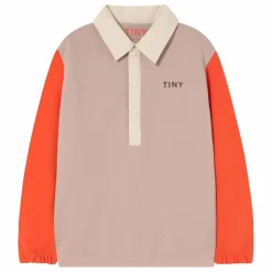 Polo Colorblock Coton Bio | Rose pâle