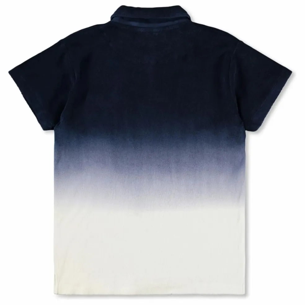 Polo Eponge Randel Dégradé | Bleu marine